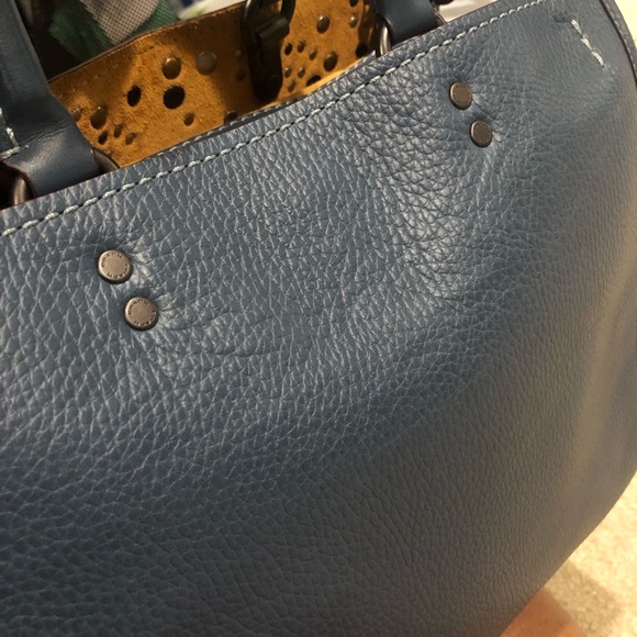 ❌SOLD❌ Coach Starry Night Rogue 30 in Denim Blue - Picture 5 of 5